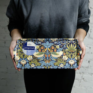 William Morris Strawberry Thief Melamine Sandwich Tray / Blue