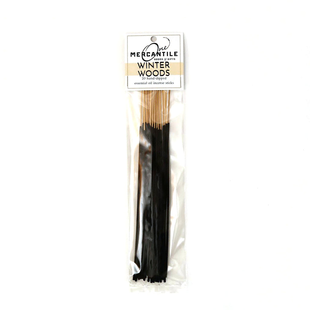 Essential Oil Incense Sticks 11" / Winter Woods