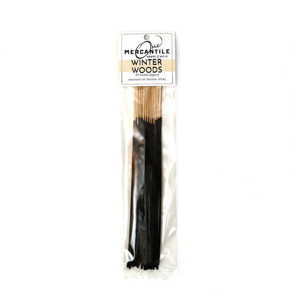 Essential Oil Incense Sticks 11" / Winter Woods