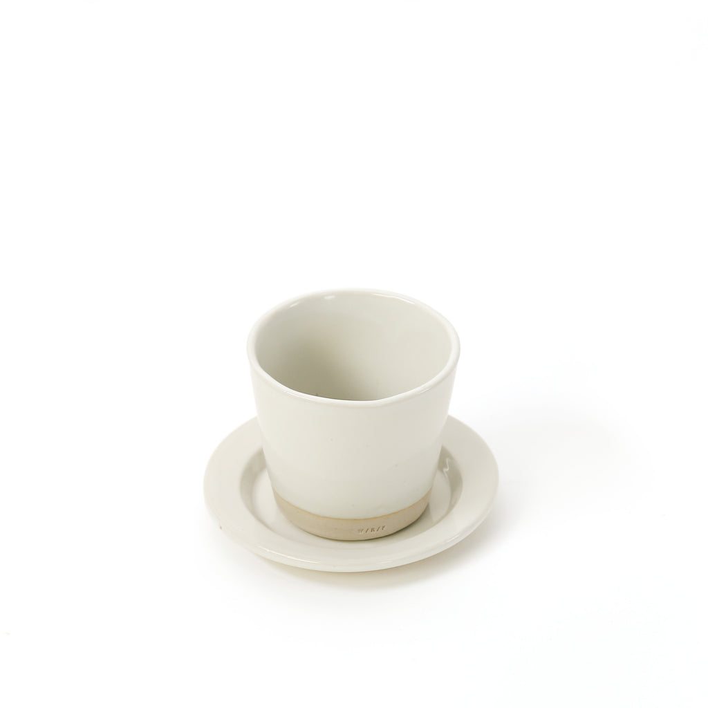WRF Small Handmade Planter / White
