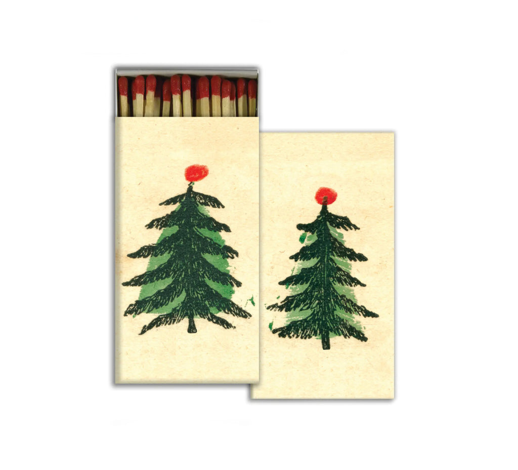 Holiday Design Matchboxes / Two Trees