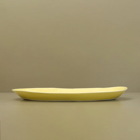 Davistudio Large Oval Platter / Yellow