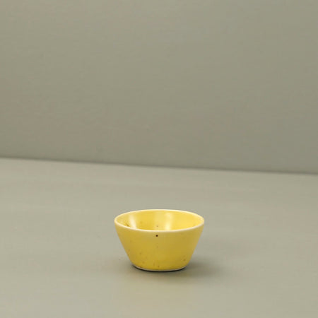 Speckled Sauce Bowl / Yellow