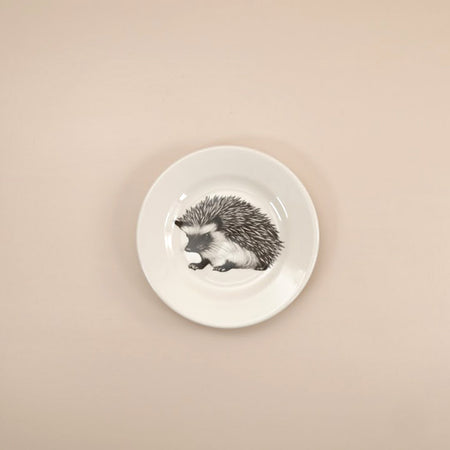 Laura Zindel Bistro Plate / Hedgehog #1