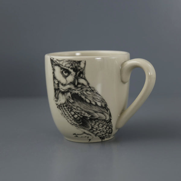 Laura Zindel Handmade Mug /  Screech Owl #1
