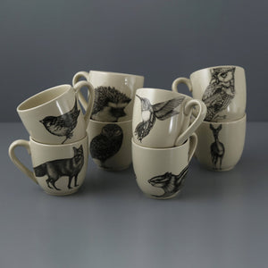 Laura Zindel Handmade Mug / Hummingbird #4