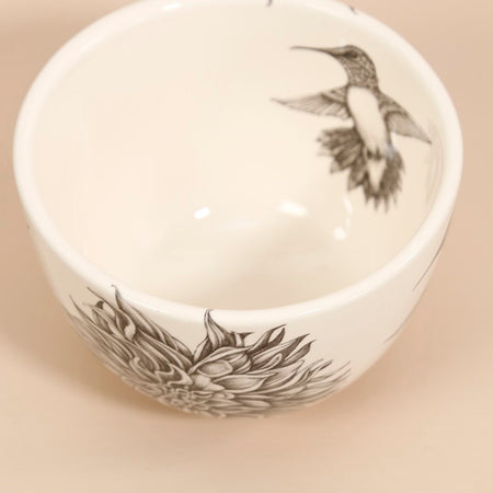 Laura Zindel Small Deep Bowl / Hummingbird #1