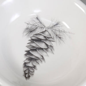 Laura Zindel Sauce Bowl / White Pine Cone