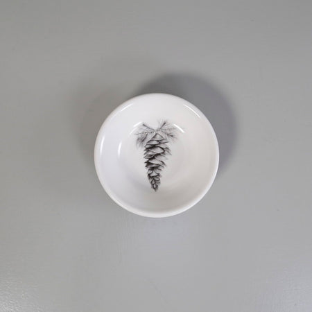 Laura Zindel Sauce Bowl / White Pine Cone