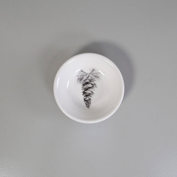 Laura Zindel Sauce Bowl / White Pine Cone