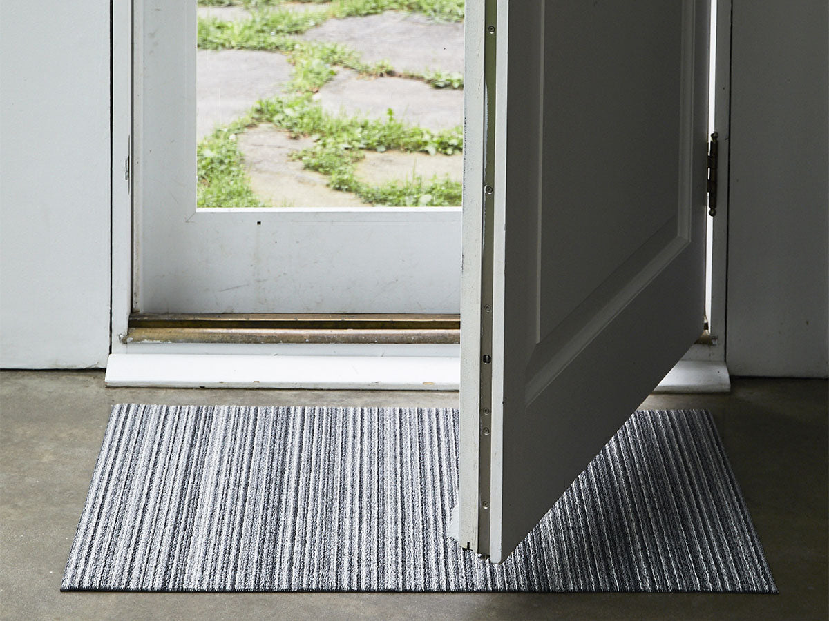 Chilewich Shag Rugs / Skinny Stripe Shadow + sett – One Mercantile