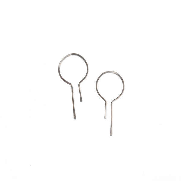Mini Orbit Earrings / Sterling Silver