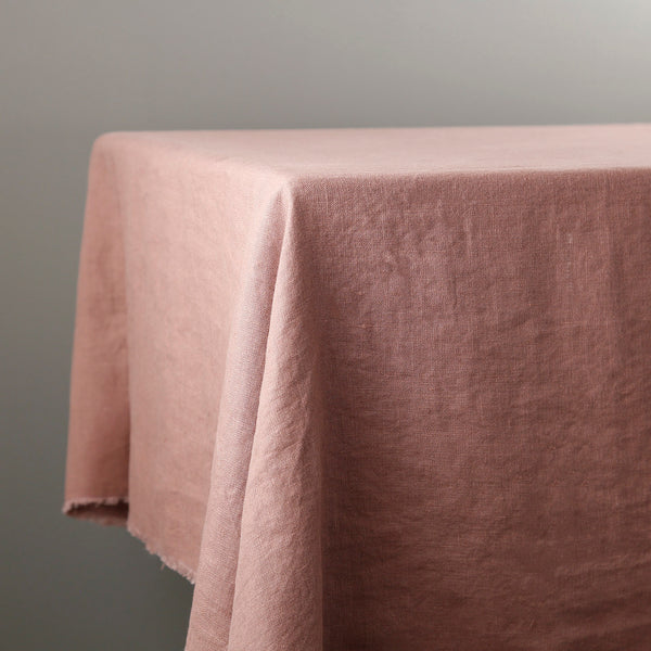 Ashes of Roses Linen Tablecloth