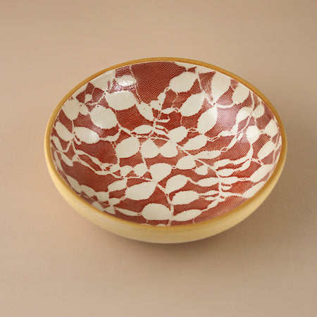 Terrafirma 8" Round Bowl / Aspen / Poppy