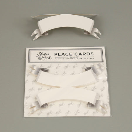Hester & Cook Paper Place Cards / Banner