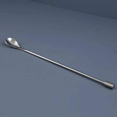 Stainless Flat Top Bar Spoon / Smooth Handle