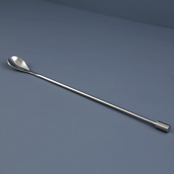 Stainless Flat Top Bar Spoon / Smooth Handle