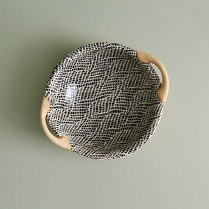 Terrafirma Handled Veggie Bowl / Braid / Black