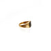 18k Gold Black Chunky Ring