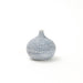 Porcelain Mini Bud Vase / Blue Grid