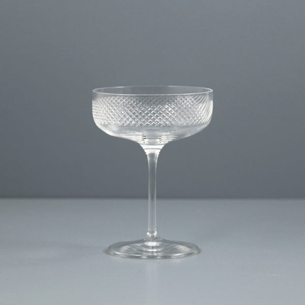 Bourbon Street Etched Martini Coupe