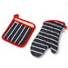 Butcher Stripe Cotton Oven Mitt