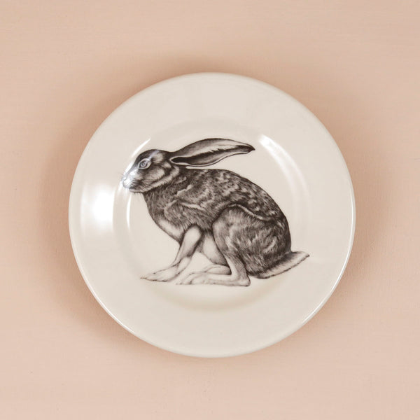 Laura Zindel Bistro Plate / Crouching Hare