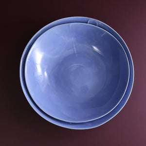 Davistudio Small Low Serving Bowl / Periwinkle