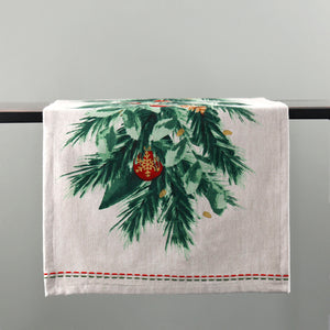 Deck The Halls Cotton Table Runner / 13" x 72"