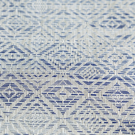 Chilewich Vinyl Table Runner / Mosaic Blue