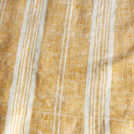 Multi Stripe Linen Table Runners / Gold