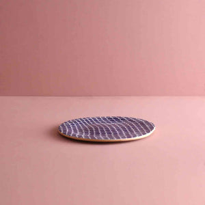 Terrafirma Dessert Plate / Taj / Cobalt