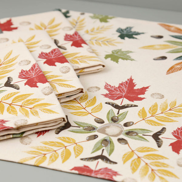 Foliage Cotton Napkin Set / 4pc