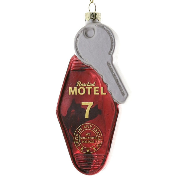 Rosebud Motel Key Ornament