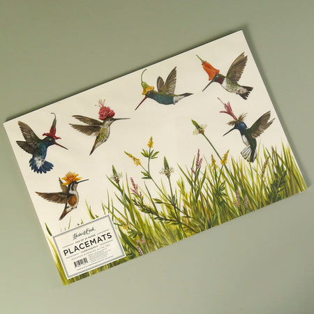 Paper Placemat Pack / Hummingbirds