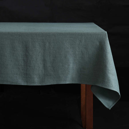 Lara Linen Rectangle Tablecloths / Balsam