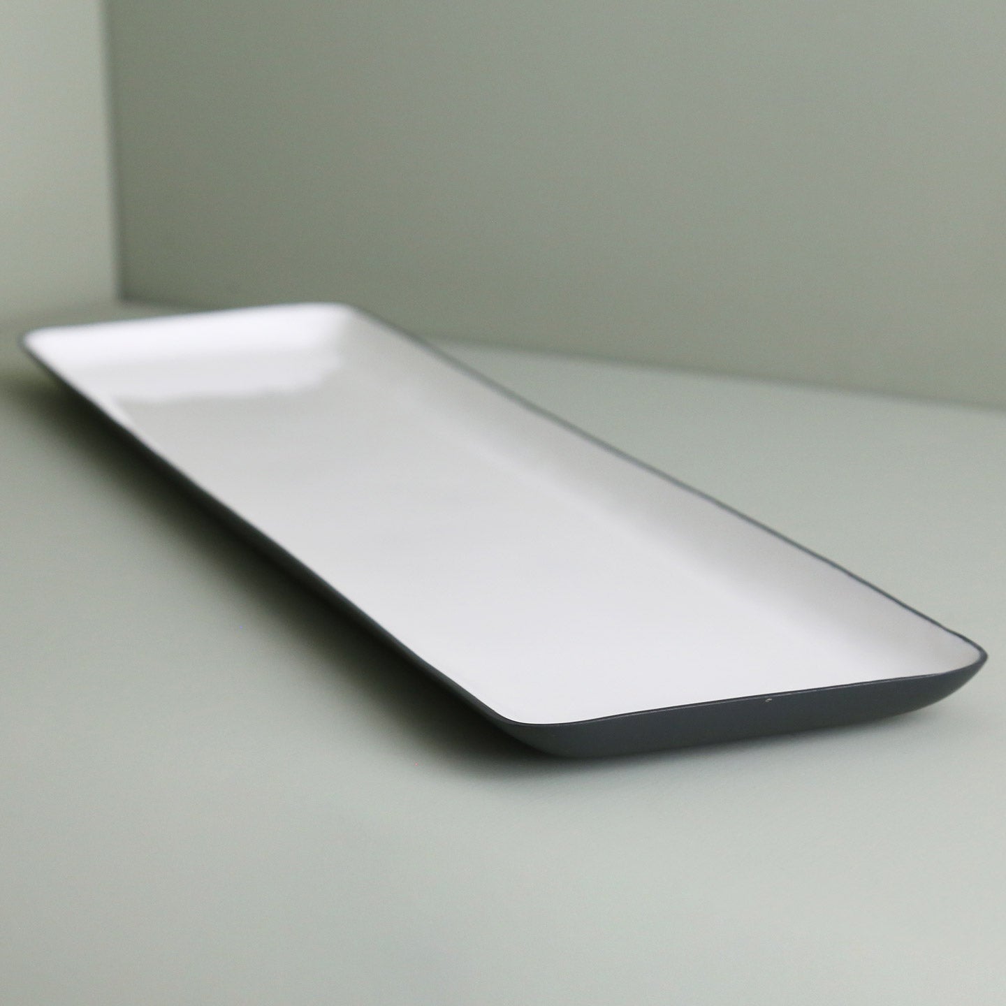 Aluminum + Enamel Rectangular Platter, Small