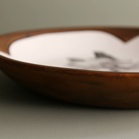 Laura Zindel Small Round Platter/ Magnolia