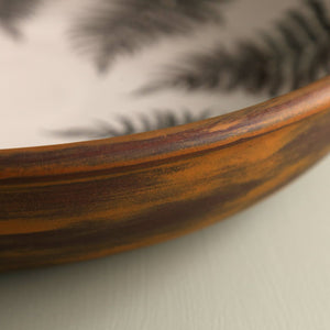 Laura Zindel 15" Pasta Bowl / Wood Fern