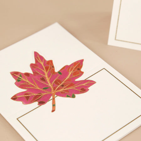 Caspari Paper Place Cards / Jeweled Autumn