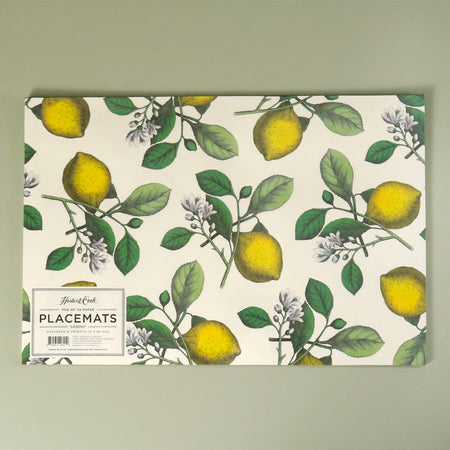 Paper Placemat Pack / Lemons