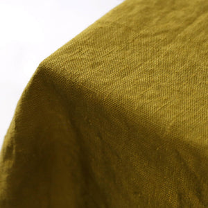 Terra Linen Rectangle Tablecloths / Citrine