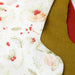 Linen Christmas Stocking / Christmas Print FINAL SALE