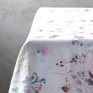 Watercolor Linen Tablecloth
