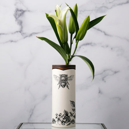 Laura Zindel Canister Vase / Small / Honeybee
