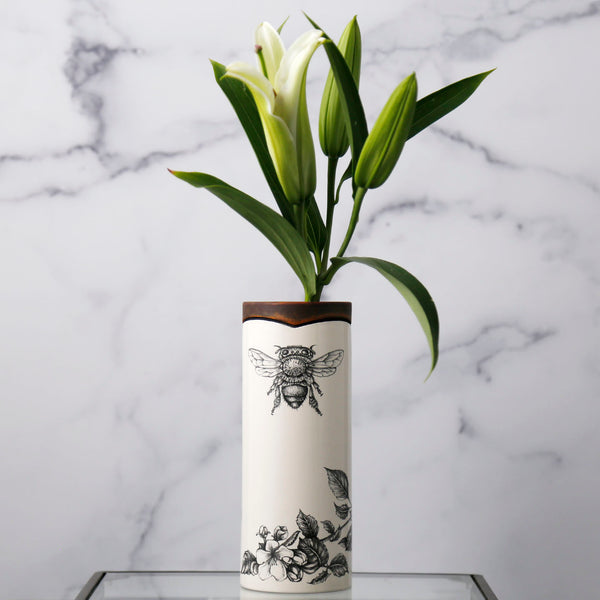 Laura Zindel Canister Vase / Small / Honeybee