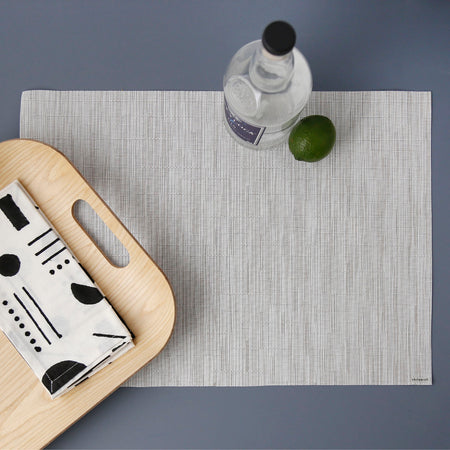 Chilewich Vinyl Placemats / Bamboo Coconut Rectangle