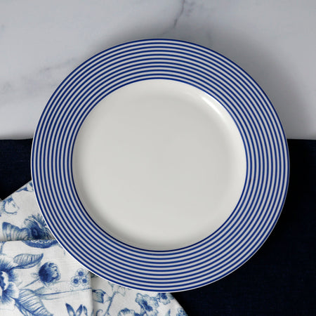 Caskata Dinner Plate / Newport Stripe