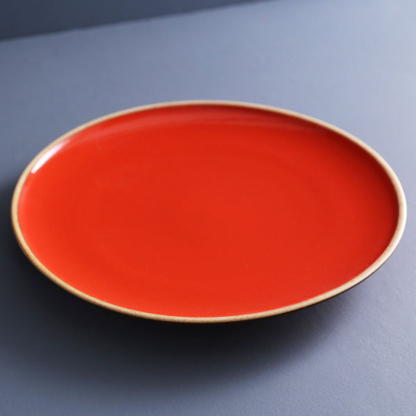Coral Red Dinner Plates