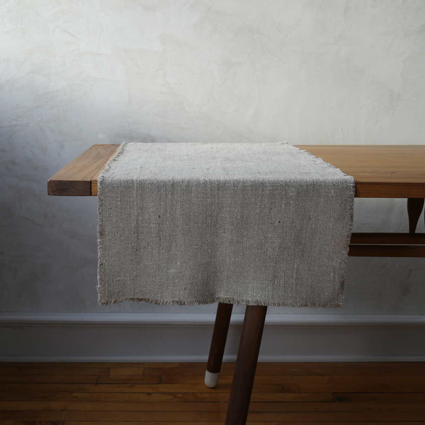 Rustic Linen Table Runners / Natural